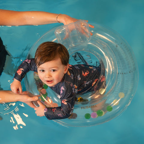 Babyschwimmring Alfie Rainbow Confetti