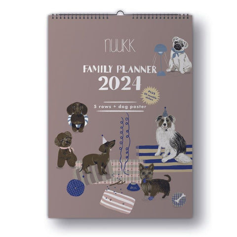 Familienkalender 2024 Hunde
