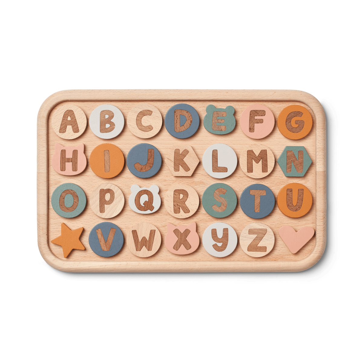 Spielbord Russell Alphabet