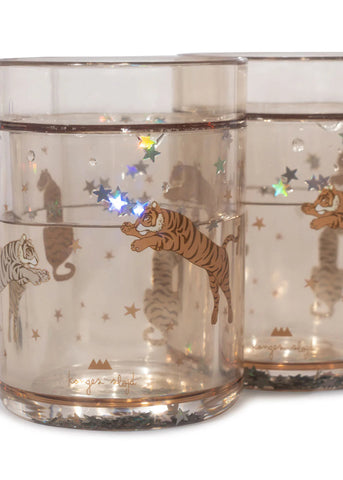 2er-Pack Glitzerbecher Roar