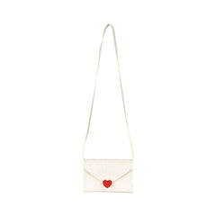 Love Letter Tasche cream glitter