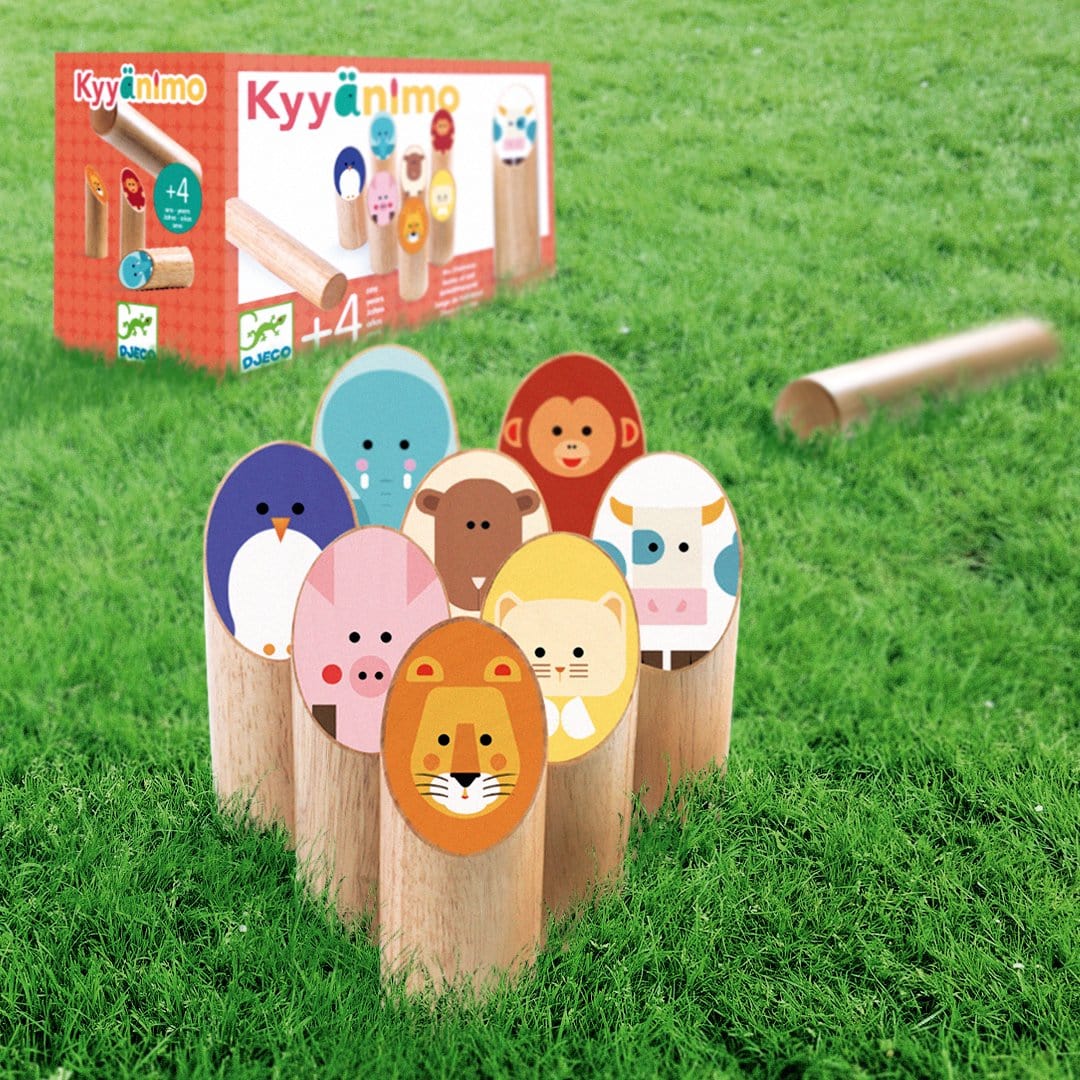 Kinderkegelspiel aus Holz