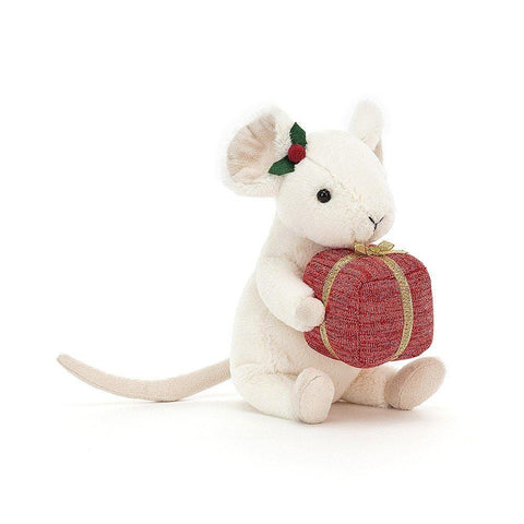 Jellycat Weihnachtsmaus Merry Mouse Present