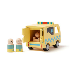 Holzspielzeug Krankenwagen