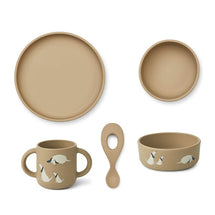 Liewood Geschirr-Set Vivi Dog oat mix