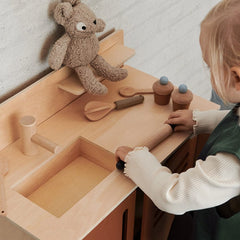 Back-Holzspielset für Kinderküche