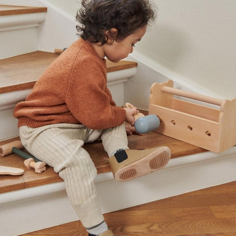 Holz-Werkzeugkiste für Kleinkinder