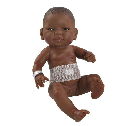 Paola Reina Neugeborenen-Puppe Junge afrikanisch
