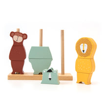 Trixie Baby Stapel-Puzzle aus Holz Tiere