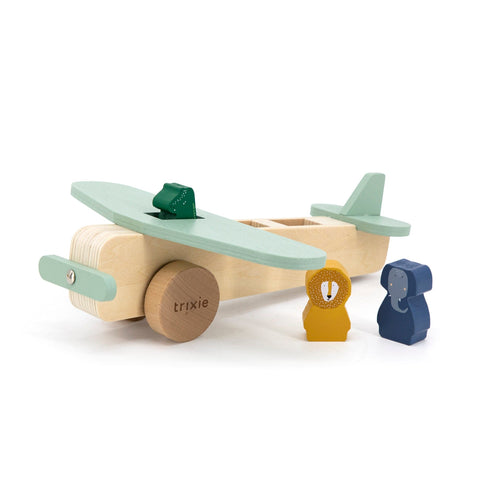 Trixie Baby Flugzeug aus Holz mit Tieren