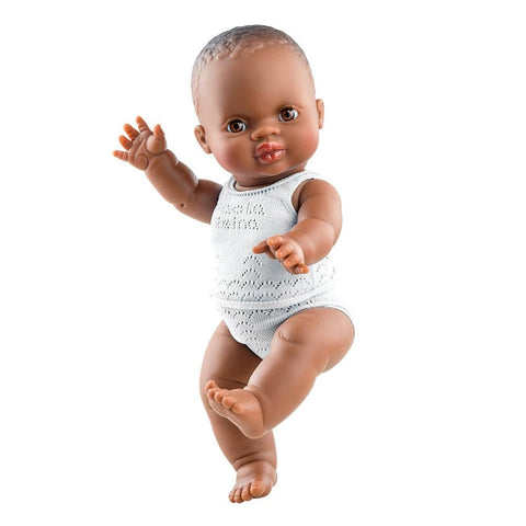 Paola Reina Baby-Puppe Gordi Mädchen afrikanisch