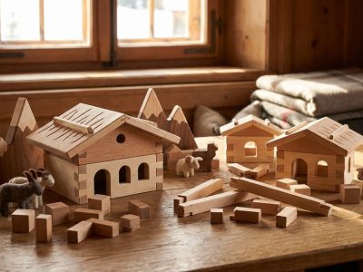 Österreichisches Holzbaukasten-Set von Matador — Handwerksqualität aus NÖ